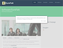 Tablet Screenshot of eurofatt.it